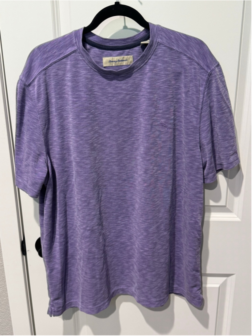 Men's Tommy Bahama Short Sleeve Tee Shirt, XL, Purple Heather
